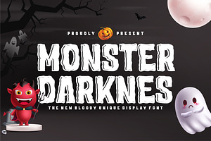 Monster Darknes - Display Font