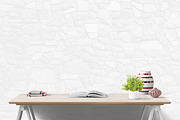 desk mockup bundle, a Mockup by PinkJellyfish (Thumbnail 6 of 9)