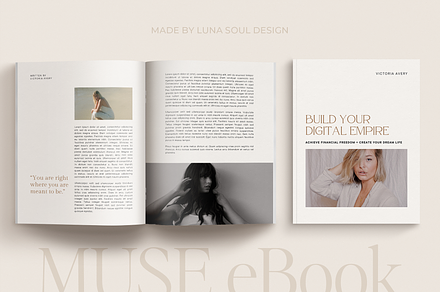 MUSE Course eBook Template | Canva, a Magazine Template by Luna Soul Design