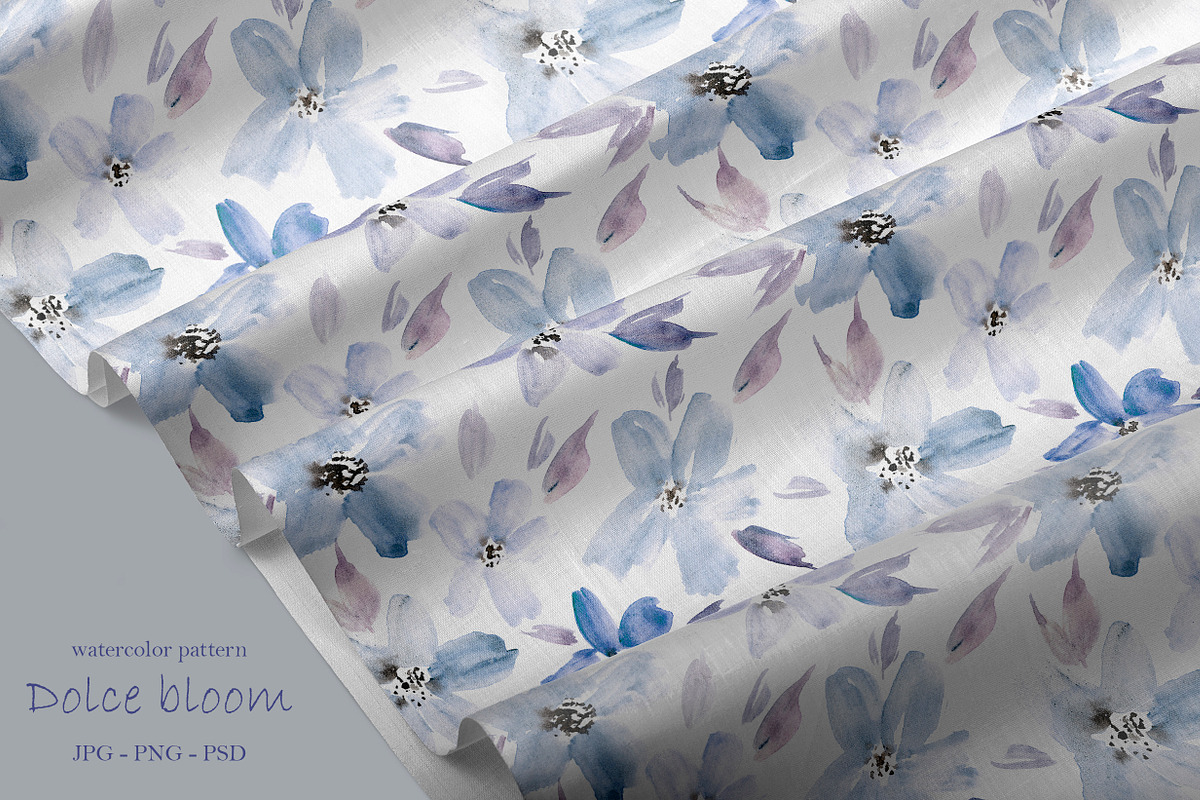 Dolce bloom - seamless pattern, a Pattern Graphic by Katerina Tova (Photo 8 of 13)