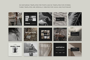 Aesthetic Instagram Templates VIII