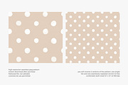 beige polka dot seamless pattern, a Pattern Graphic by Pink Studio Art (Thumbnail 3 of 4)