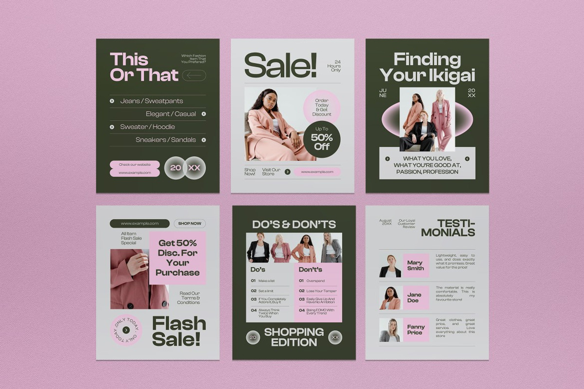 Branding Coach Instagram Set preview 2