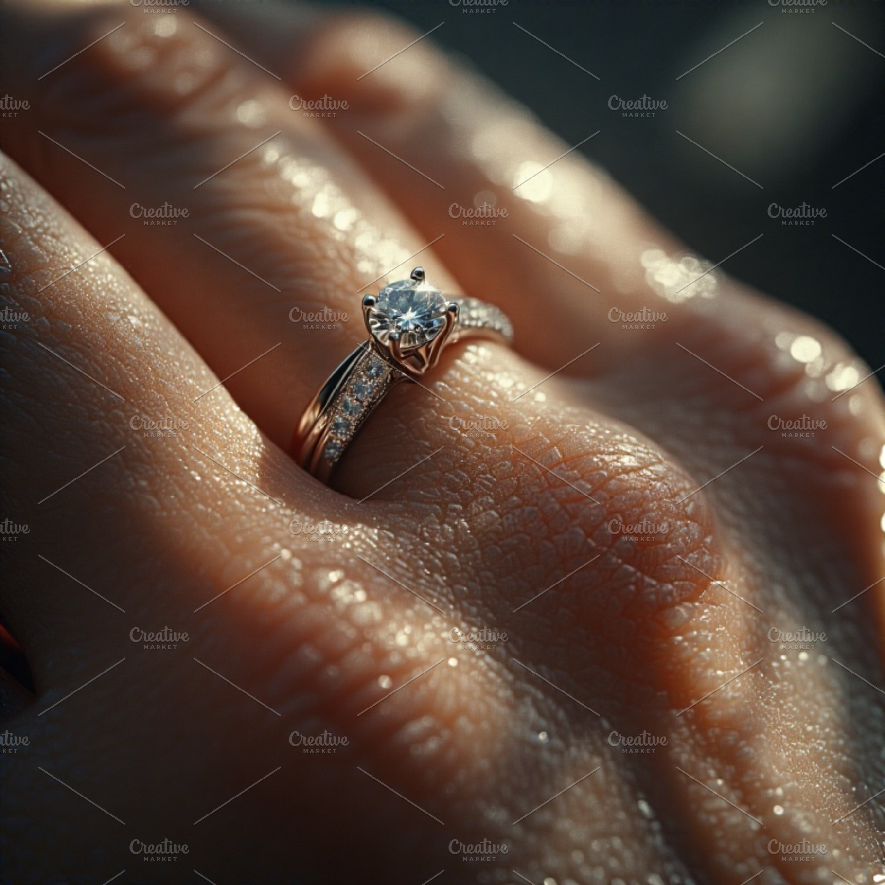 Wedding Ring on hands stock image, a Person Photo by ComfortQ