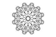 Elegant Mandala Line Art Collection, a Decorative Illustration by NJ Himel (Thumbnail 93 of 101)