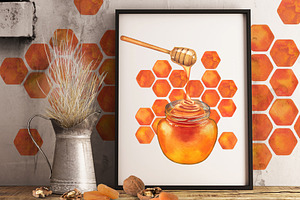 Watercolor Honey Collection