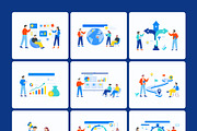 50 Business Flat Illustrations, a Finance Illustration by Brickclay (Thumbnail 10 of 10)
