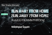 Neo Strada, a Sans Serif Font by Differentialtype (Thumbnail 2 of 9)