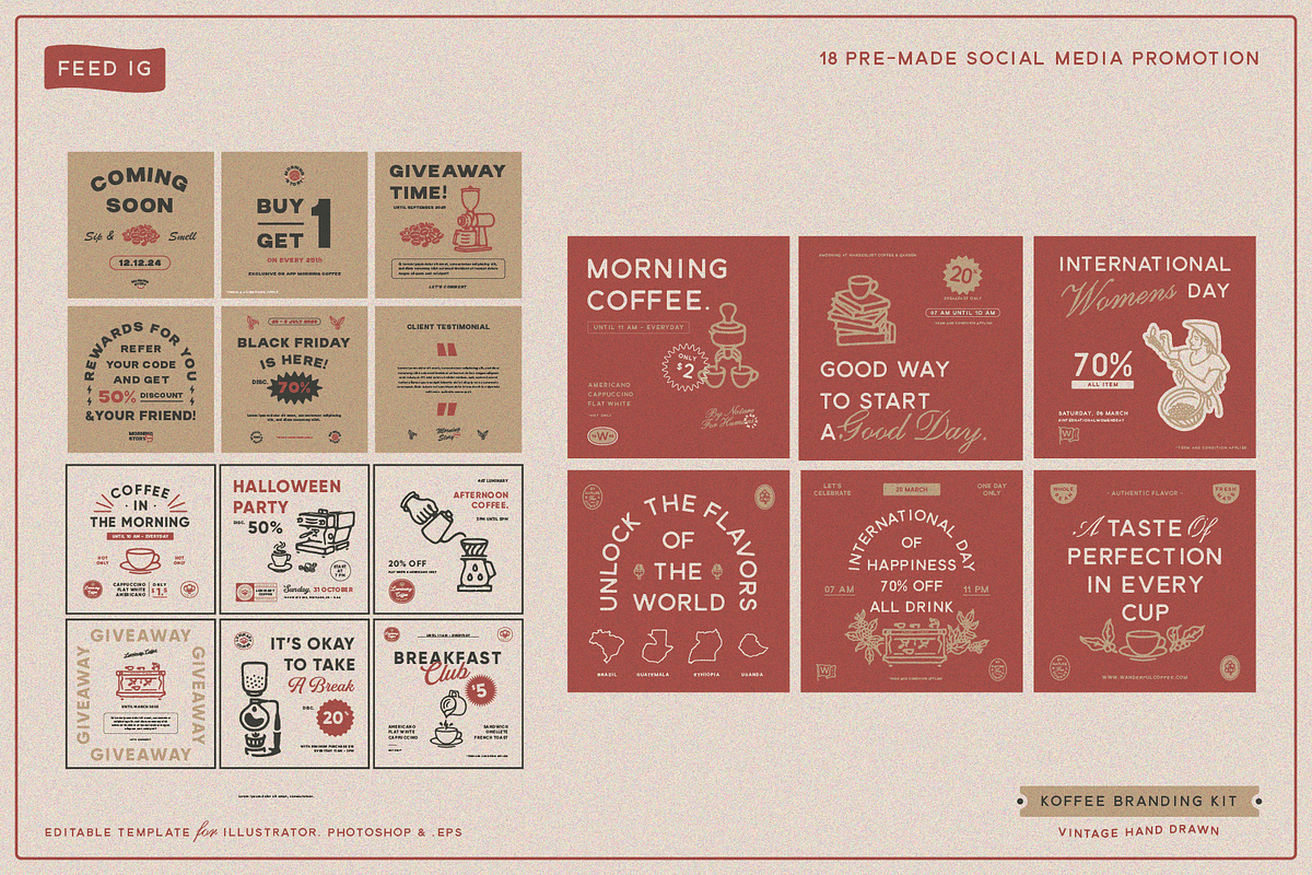 Koffee Branding Kit, a Branding & Logo Template by Refolve Design (Photo 26 of 30)