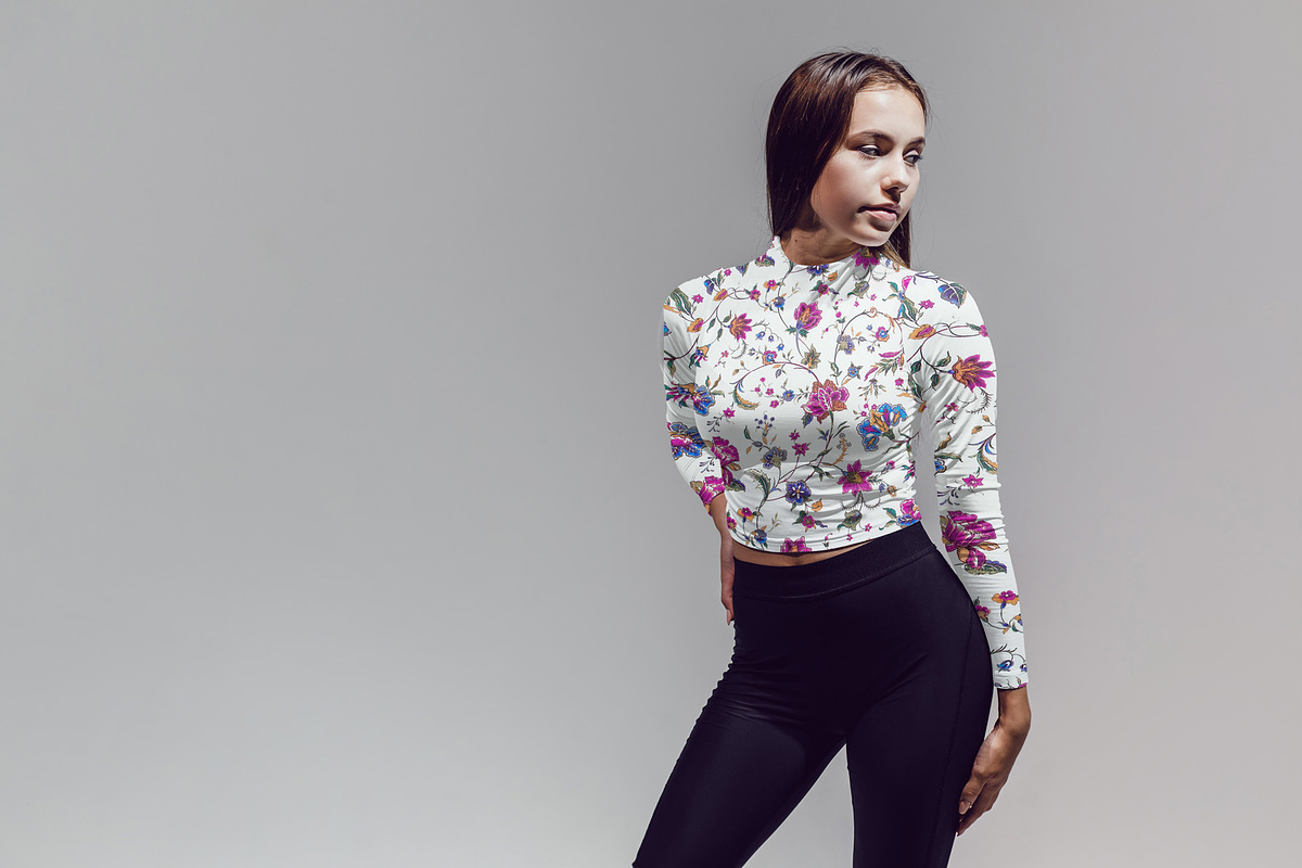 Stretching Longsleeve Mock-Up Set, a Product Mockup by PSD Market (Photo 5 of 13)