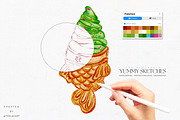 Sketches & Color Palettes Procreate, a Palette Add-On by Liquid Amethyst Art (Thumbnail 6 of 11)