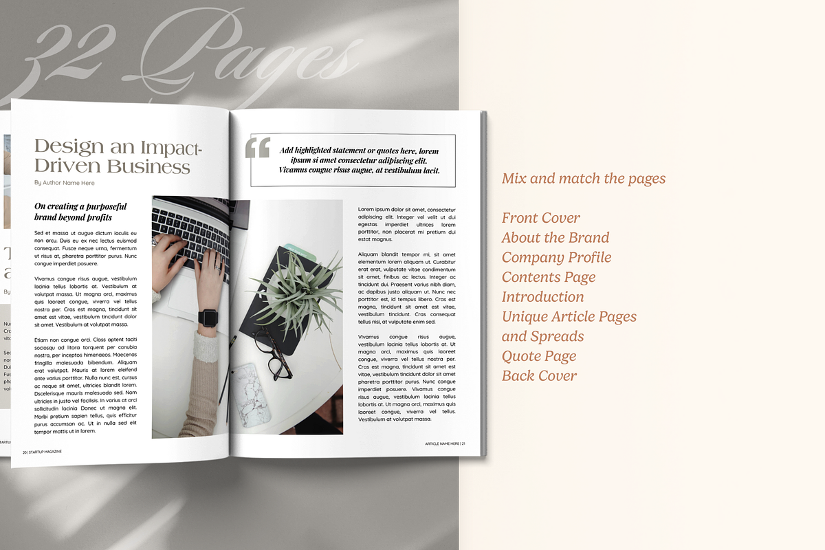 Business & Startup Magazines Bundle, a Magazine Template by Creatif Foundry (Photo 7 of 9)