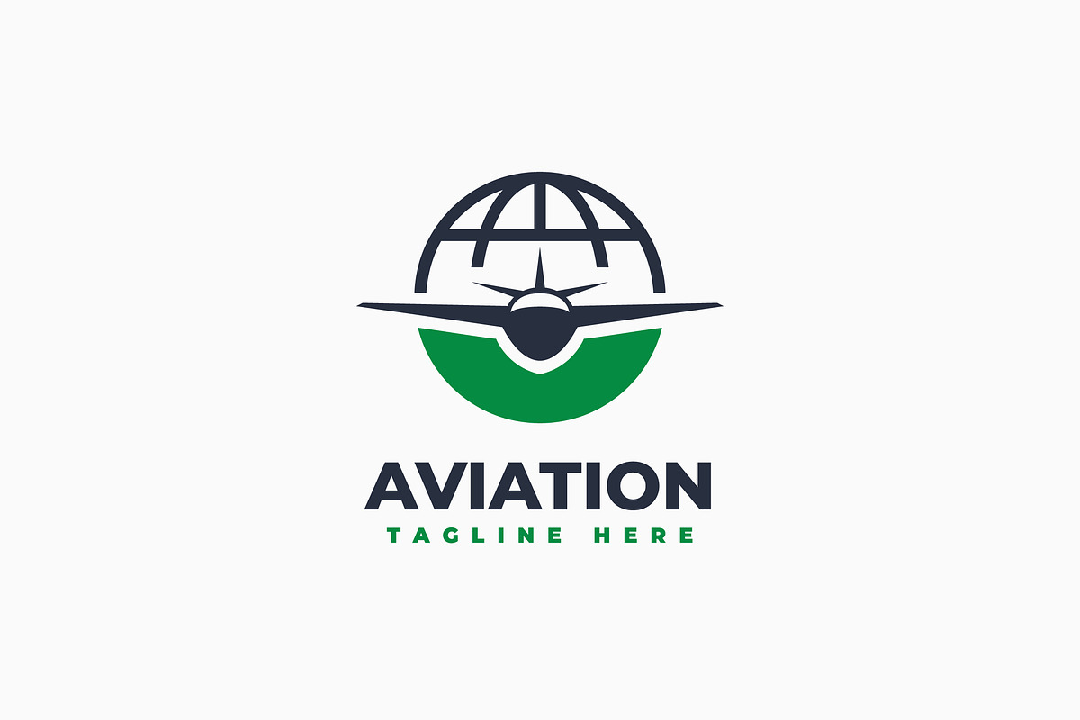 Globe Aviation Logo, a Branding & Logo Template by Zeer Graphic (Photo 1 of 2)