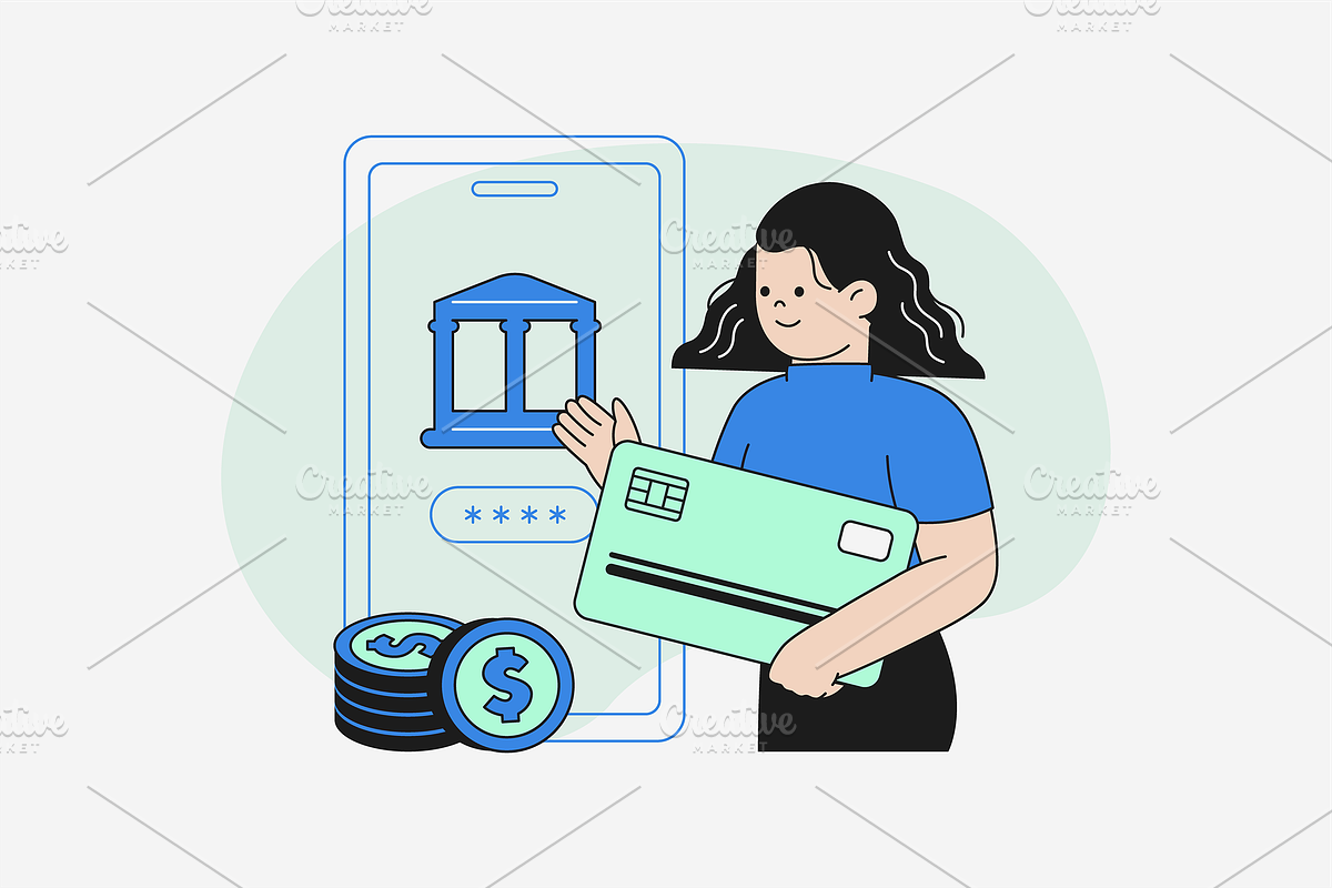 Payment Transaction Illustration, an Object Graphic by Jump Studio (Photo 12 of 12)