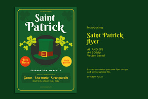 Saint Patrick flyer, a Flyer Template by AdamHasan