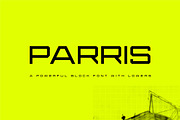 Parris Font, a Font by raymond.coates (Thumbnail 1 of 22)