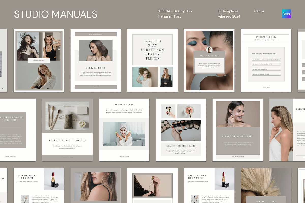 SERENA – Beauty Hub Instagram Post, a Social Media Template by Studio Manuals (Photo 3 of 8)