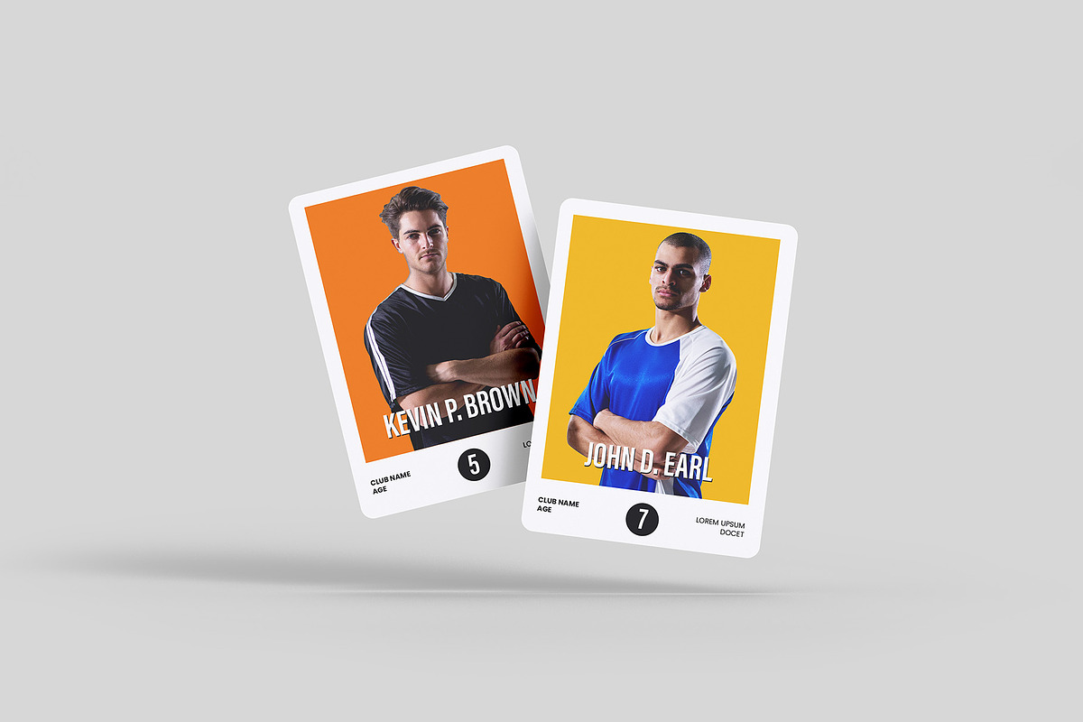 Trading Cards Mockup - 9 views, an Advertising Mockup by Illusiongraphic (Photo 4 of 19)