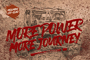 Ever Looser - Wild Brush Font, a Blackletter Font by azetypestudios.com (Thumbnail 15 of 19)