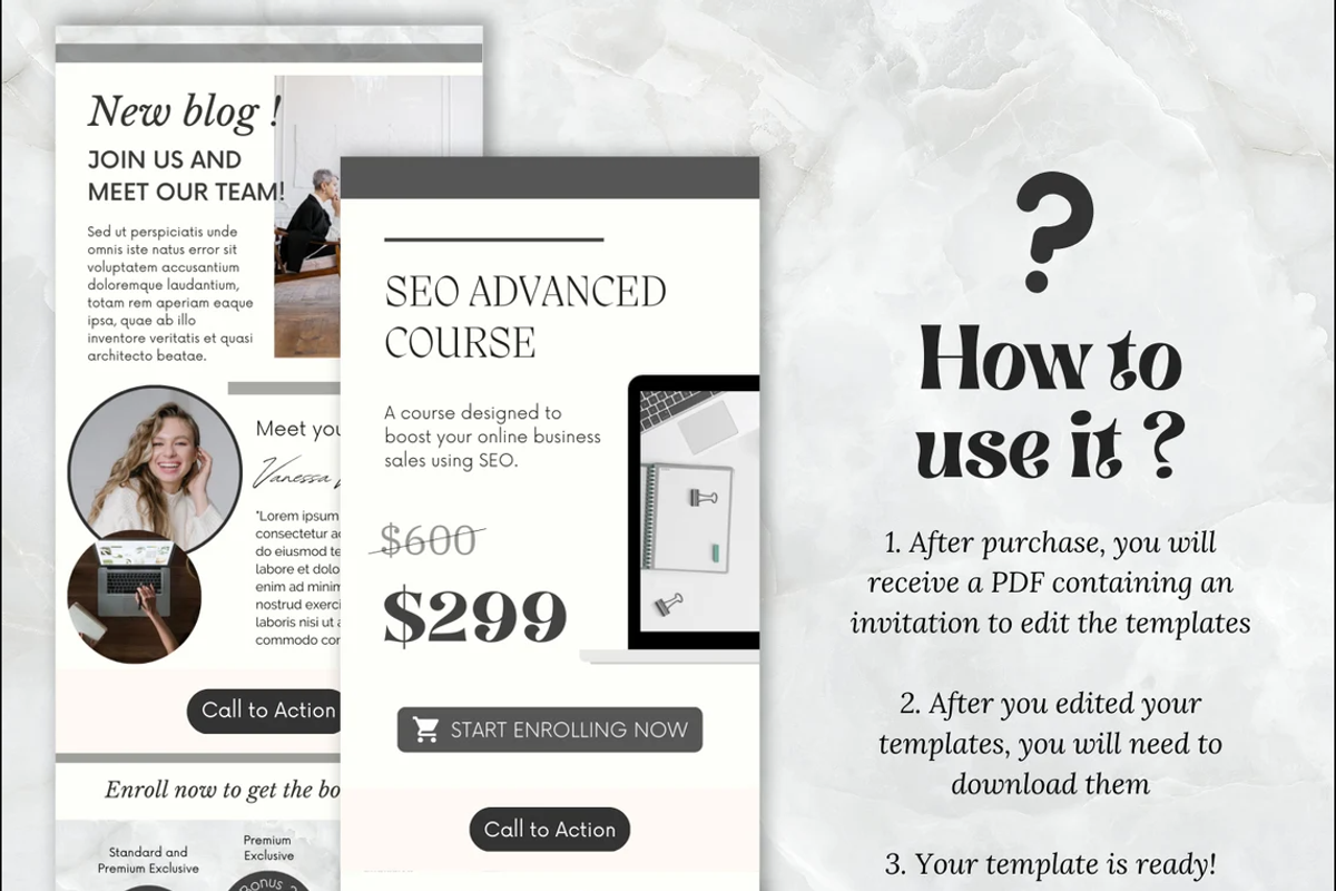 50 Mailchimp Templates, a Templates & Theme by PittaFinePrint (Photo 7 of 8)
