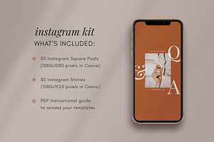 Wellness Instagram Template Kit