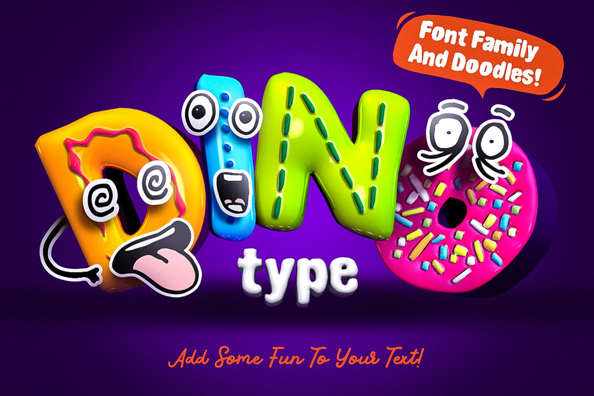 DinoType Educational Font Family, a Script Font by Yasir Ekinci (Photo 1 of 12)