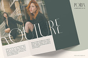 Poria - Modern Display font, a Sans Serif Font by creativemedialab (Thumbnail 3 of 11)