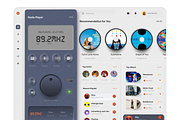 Music web app dashboard UI KIT, an UI Kit Template by Lazyinterface UX UI Team (Thumbnail 1 of 2)