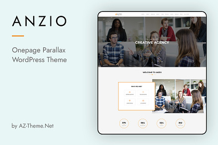 Anzio - Onepage WordPress Theme