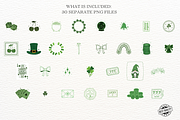 Whimsical Lucky St Patrick Clipart, an Illustration by Markicha Art (Thumbnail 3 of 7)