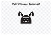 Annoyed Rabbit Emojis, an Animal Illustration by Designfour (Thumbnail 4 of 7)