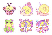 Spring Animals Clipart, an Illustration by SinaCreation (Thumbnail 2 of 11)