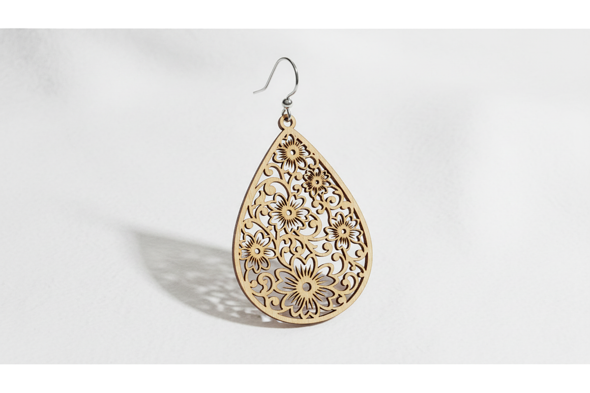 Botanical Earring SVG Set, a Graphic by musafir_fashion (Photo 7 of 11)