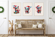 Christmas mouse, Watercolour, PNG., an Animal Illustration by KENO Mascots (Thumbnail 6 of 8)