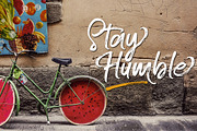Kailash - Brush Font, a Script Font by Akifatype. (Thumbnail 4 of 7)