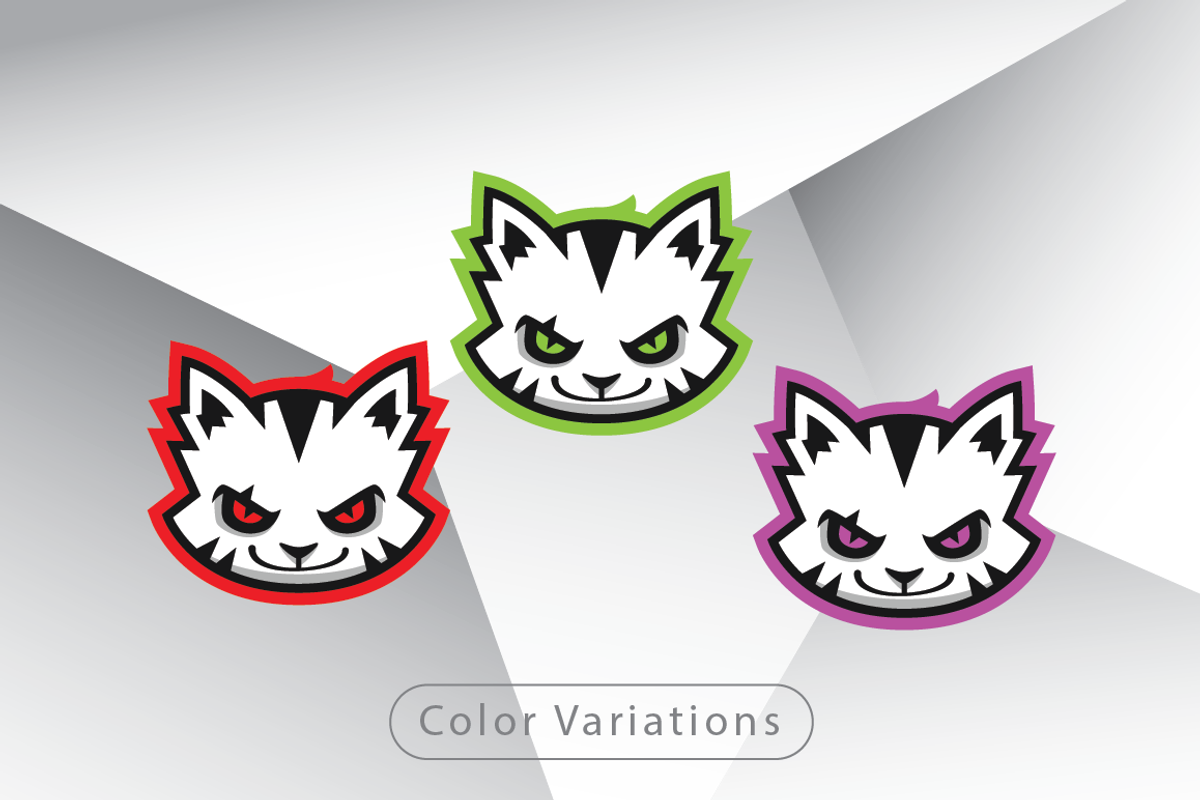 Sassy Cat Logo Template, a Branding & Logo Template by Heavtryq Design (Photo 2 of 4)