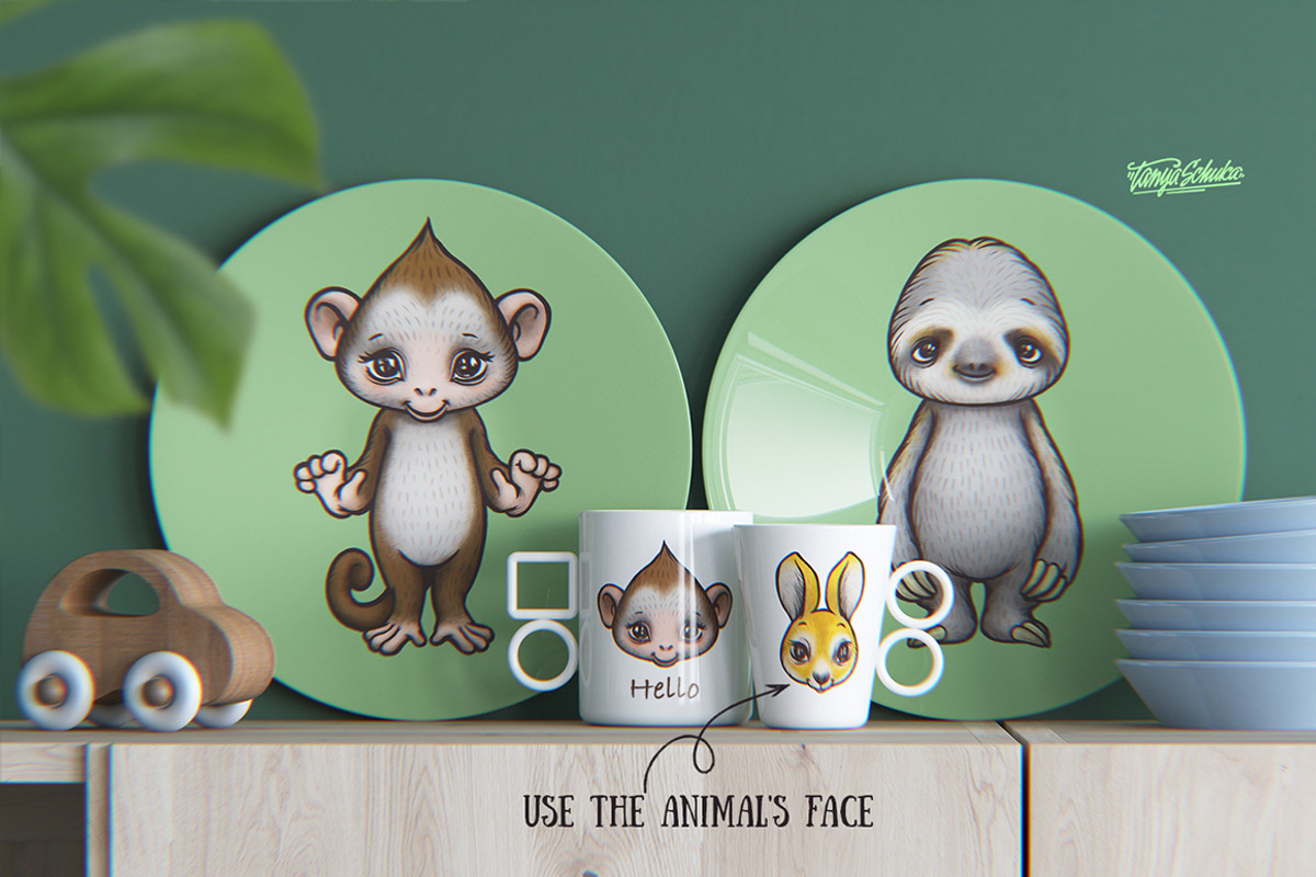 CUTE ANIMALS, an Animal Illustration by TanyaSchuka (Photo 5 of 5)