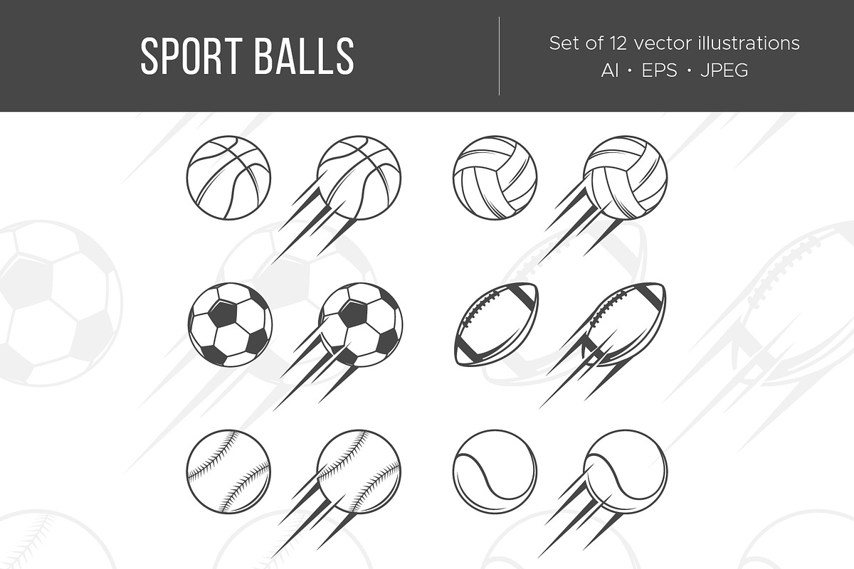 Sport balls, an Illustration by Cmeree (Photo 1 of 3)