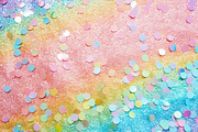 Rainbow Pastel Glitter, a Pattern Graphic by Printable Treasure (Thumbnail 7 of 10)