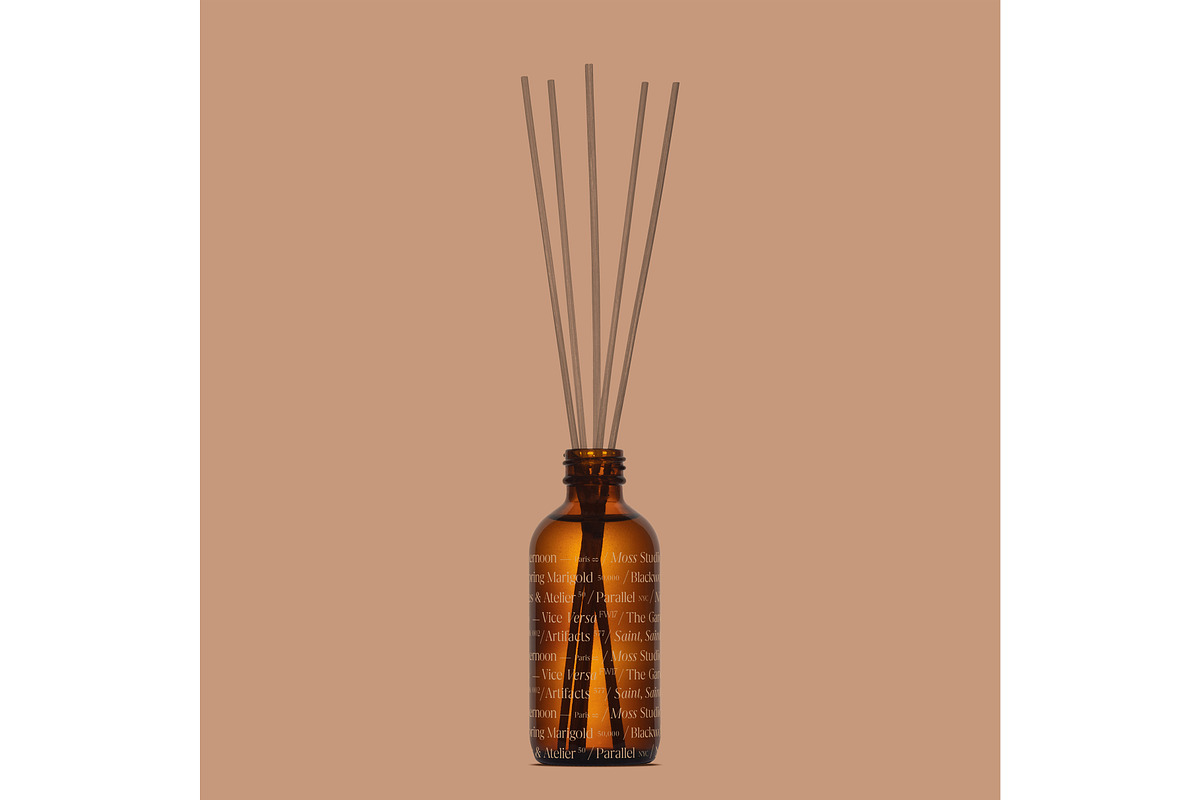 Amber Reed Diffuser Mockup, a Packaging Mockup by Copal (Photo 5 of 11)