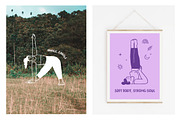 Yoga Time - illustrations & graphics, a Graphic by Marish (Thumbnail 8 of 9)
