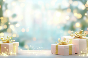 Gift boxes displayed with elegant go, a Photo by Tanuart