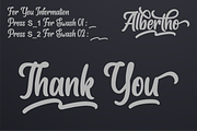 Albertho, a Script Font by N (Thumbnail 11 of 11)