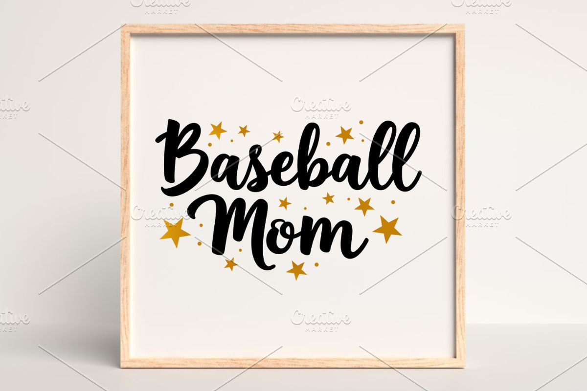 Baseball Mom – SVG Cut File & PNG, an Illustration by Awieee1 (Photo 3 of 4)