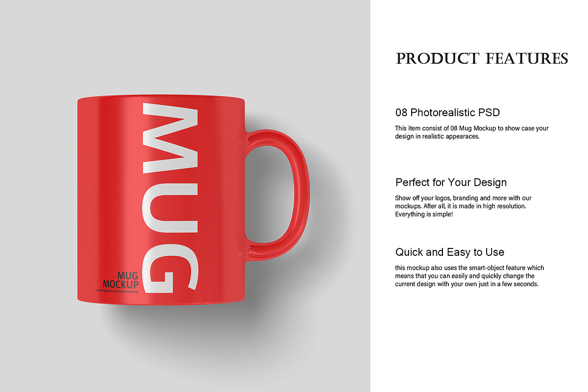 Mug Mockup, a Cups & Container Mockup by Lxadesign (Photo 5 of 11)