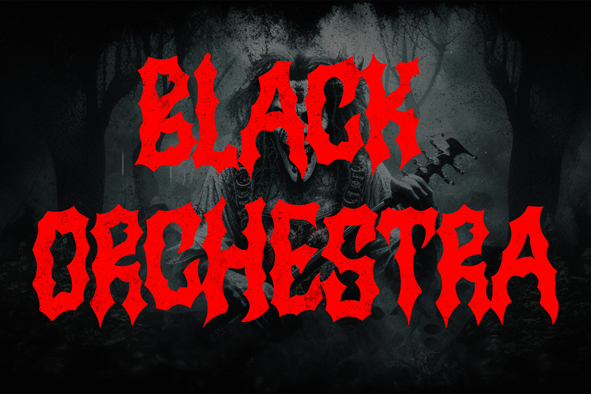 Murder Danger - Horror Font, a Blackletter Font by Fonday Studio (Photo 3 of 6)