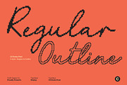 CS Ruska Pixel, a Script Font by Craft Supply Co. (Thumbnail 4 of 8)