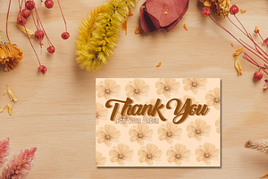 Online Small Business Thank You Card