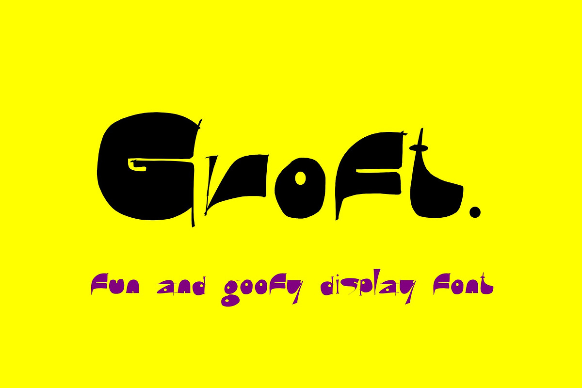 Groft, a Handwritten Font by Gittype (Photo 1 of 9)