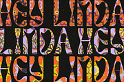 60s Vector Floral Patterns, a Pattern Graphic by angelainthefields (Thumbnail 6 of 10)